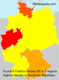 Surname Podchul in Germany Surname Podchul in Germany