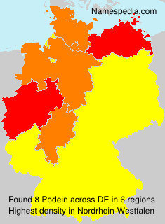 Surname Podein in Germany Surname Podein in Germany