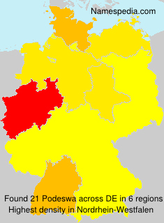 Surname Podeswa in Germany Surname Podeswa in Germany
