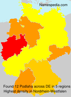 Surname Podlaha in Germany Surname Podlaha in Germany