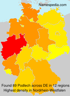 Surname Podlech in Germany Surname Podlech in Germany