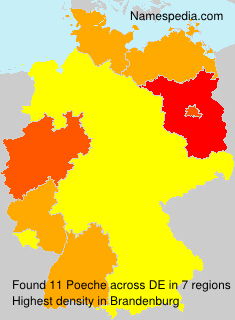 Surname Poeche in Germany Surname Poeche in Germany