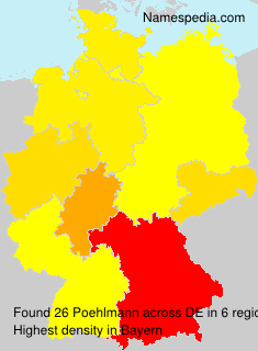 Surname Poehlmann in Germany Surname Poehlmann in Germany