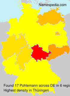 Surname Pohlemann in Germany
