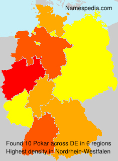Surname Pokar in Germany Surname Pokar in Germany