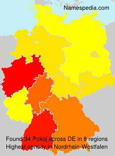 Surname Pokoj in Germany Surname Pokoj in Germany