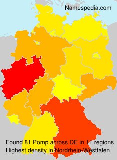 Surname Pomp in Germany Surname Pomp in Germany