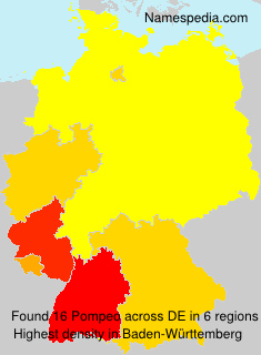 Surname Pompeo in Germany Surname Pompeo in Germany