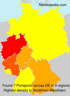 Surname Pomponio in Germany