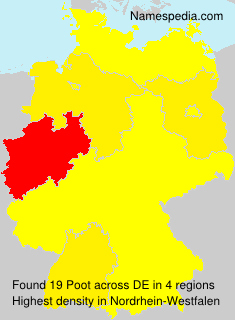 Surname Poot in Germany Surname Poot in Germany