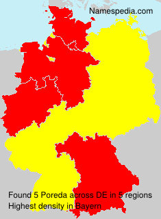 Surname Poreda in Germany Surname Poreda in Germany