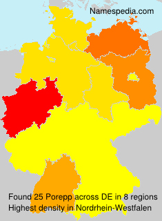 Surname Porepp in Germany Surname Porepp in Germany