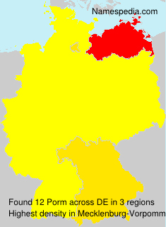 Surname Porm in Germany Surname Porm in Germany