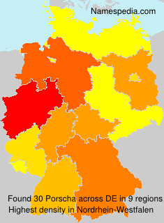 Surname Porscha in Germany Surname Porscha in Germany