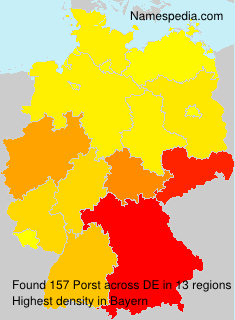 Surname Porst in Germany Surname Porst in Germany