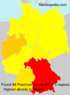 Surname Poschner in Germany Surname Poschner in Germany