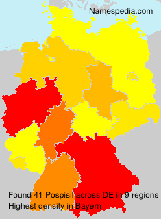 Surname Pospisil in Germany Surname Pospisil in Germany