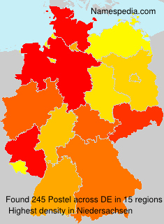 Surname Postel in Germany Surname Postel in Germany