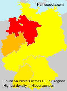 Surname Postels in Germany Surname Postels in Germany