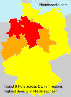 Surname Pots in Germany Surname Pots in Germany