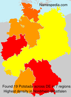 Surname Potstada in Germany Surname Potstada in Germany