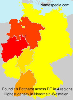 Surname Pottharst in Germany Surname Pottharst in Germany