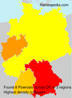 Surname Powroslo in Germany Surname Powroslo in Germany