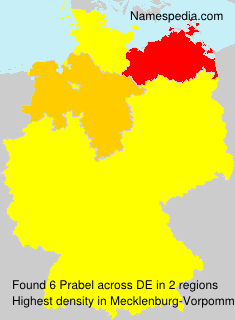 Surname Prabel in Germany Surname Prabel in Germany