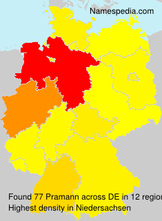 Surname Pramann in Germany Surname Pramann in Germany