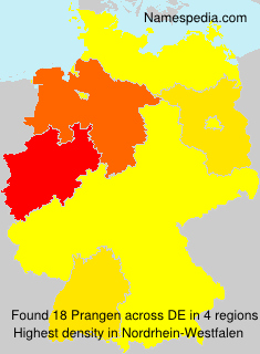Surname Prangen in Germany Surname Prangen in Germany