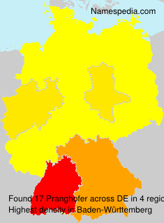 Surname Pranghofer in Germany Surname Pranghofer in Germany