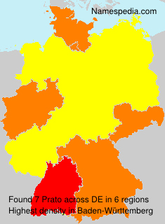 Surname Prato in Germany Surname Prato in Germany