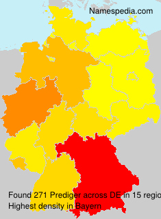 Surname Prediger in Germany Surname Prediger in Germany