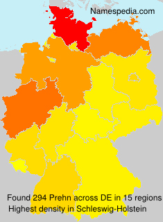 Surname Prehn in Germany Surname Prehn in Germany