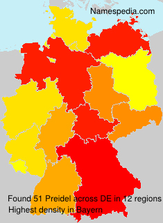 Surname Preidel in Germany Surname Preidel in Germany