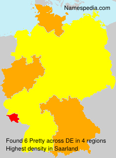 Surname Pretty in Germany Surname Pretty in Germany