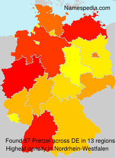 Surname Pretzel in Germany Surname Pretzel in Germany