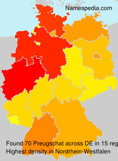 Surname Preugschat in Germany Surname Preugschat in Germany