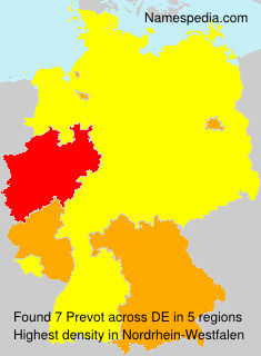 Surname Prevot in Germany Surname Prevot in Germany