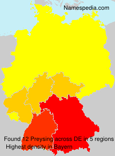 Surname Preysing in Germany Surname Preysing in Germany