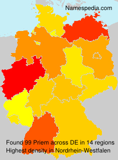 Surname Priem in Germany Surname Priem in Germany
