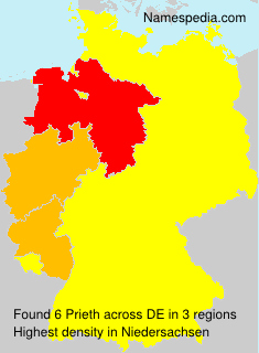 Surname Prieth in Germany Surname Prieth in Germany