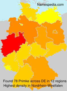 Surname Primke in Germany Surname Primke in Germany
