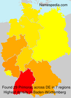 Surname Primorac in Germany Surname Primorac in Germany