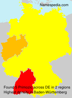 Surname Primozic in Germany Surname Primozic in Germany