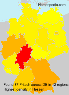 Surname Pritsch in Germany Surname Pritsch in Germany