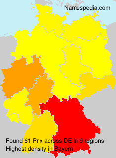 Surname Prix in Germany Surname Prix in Germany