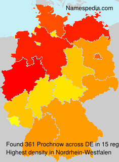 Surname Prochnow in Germany Surname Prochnow in Germany