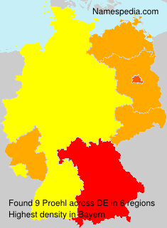 Surname Proehl in Germany Surname Proehl in Germany