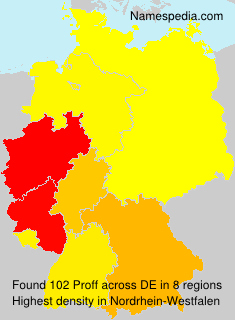 Surname Proff in Germany Surname Proff in Germany